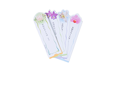 花形メッセージカード（4種入り）